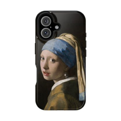 Girl with a Pearl Earring by Johannes Vermeer - Magnetic Tough Case