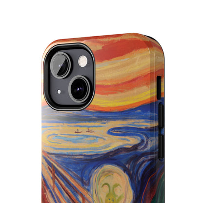 The Scream by Edvard Munch - Tough Phone Case