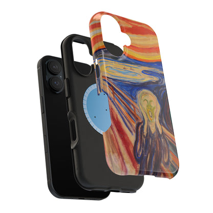 The Scream by Edvard Munch - Magnetic Tough Phone Case